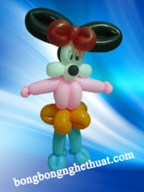 Cho thuê rối lùn đón khách mặc Mickey, Donal, Doremon