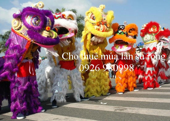 Cho thuê múa lân sư rồng